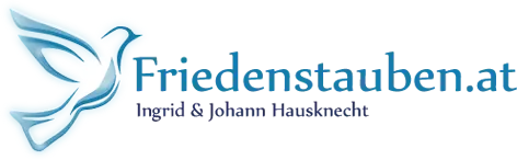 Logo von Friedenstauben.at mit transparentem Hintergrund